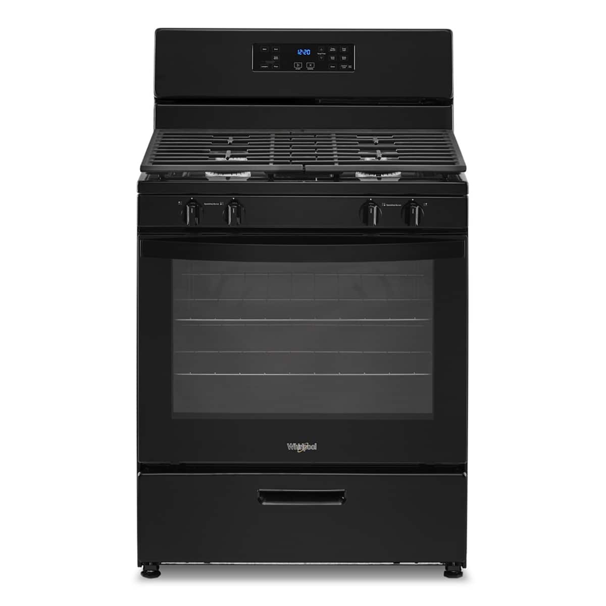 Whirlpool 30" Freestanding Gas Range w/ Broiler Drawer 5.1 cu. ft WFG320M0MB - Image 1