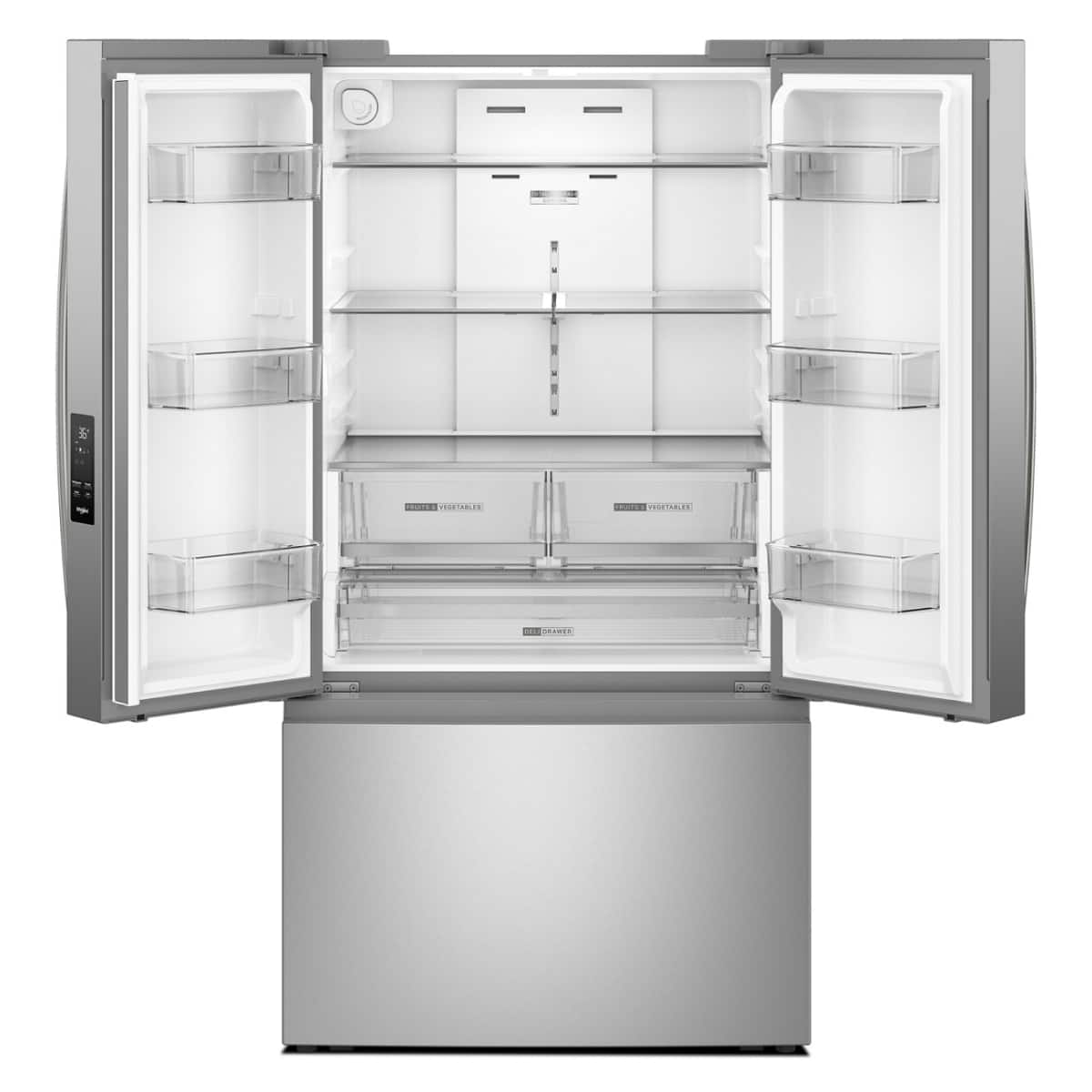 Whirlpool 36" French Door Refrigerator 31 cu. ft Stainless Steel WRFF3336SZ - Image 4