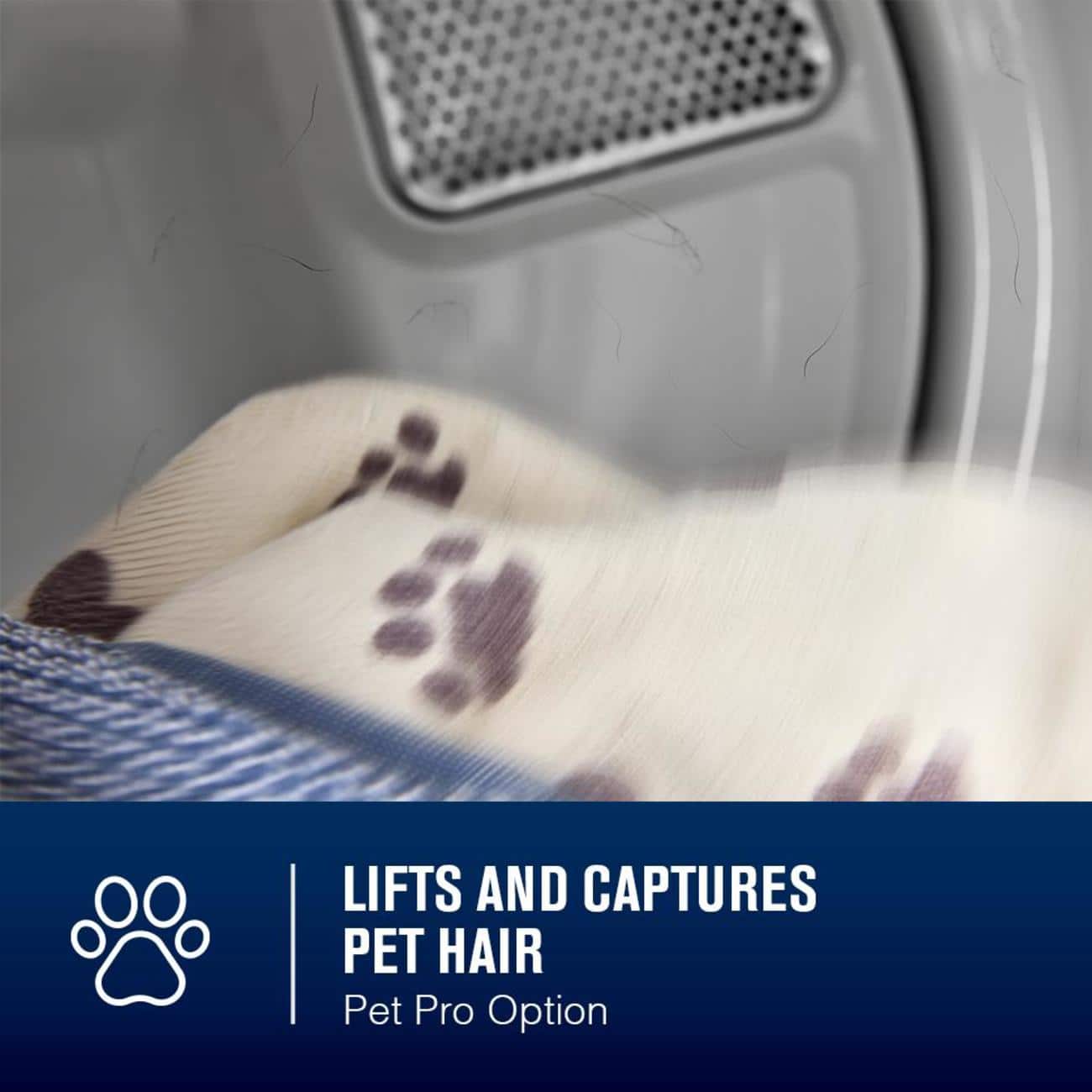 Maytag Pet Pro Top Load Electric Dryer 7.4 Cu. Ft Smart Midnight Steel MED7205RF - Image 8