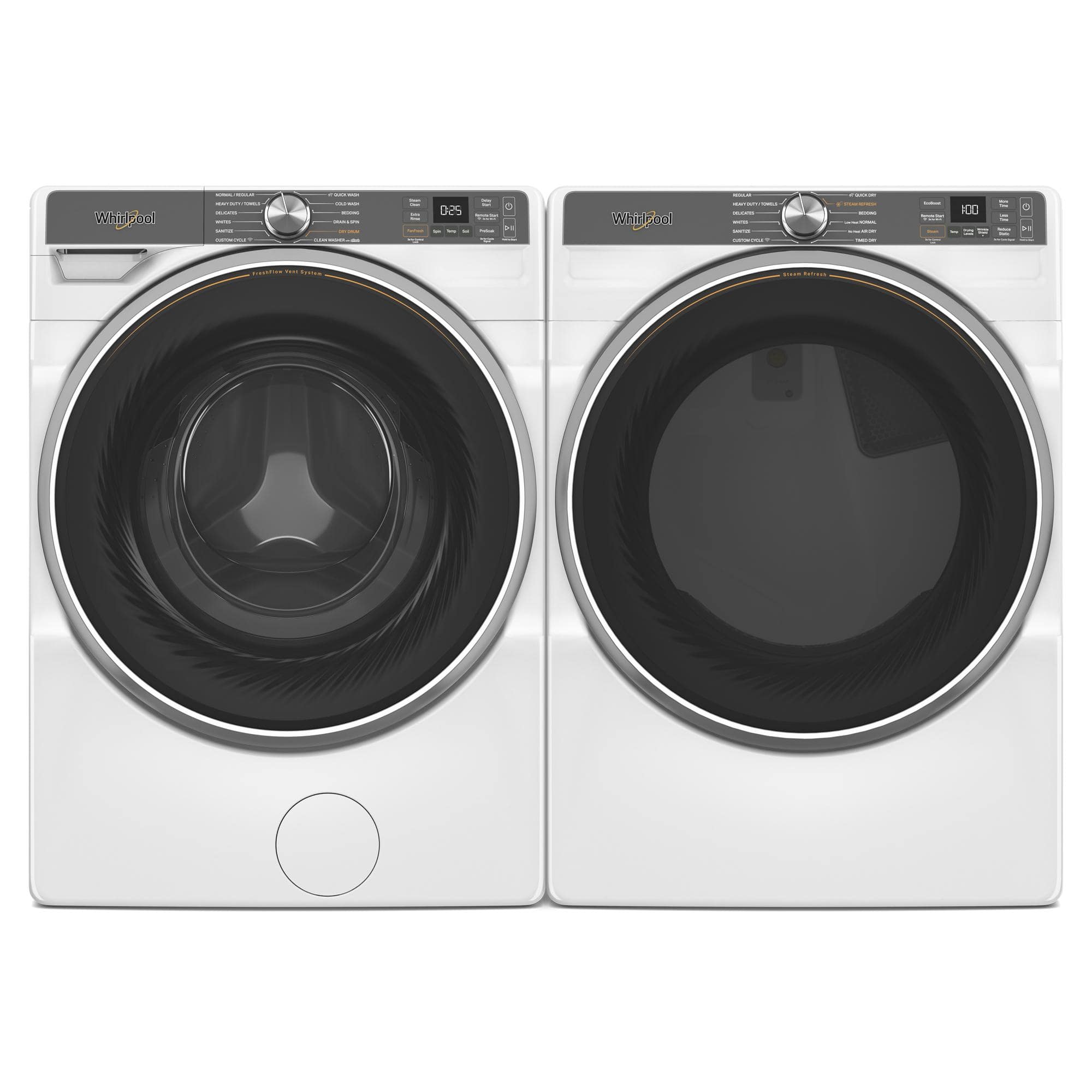 Whirlpool Gas Dryer 7.4 Cu. Ft Smart Steam WGD6720RW - Image 7