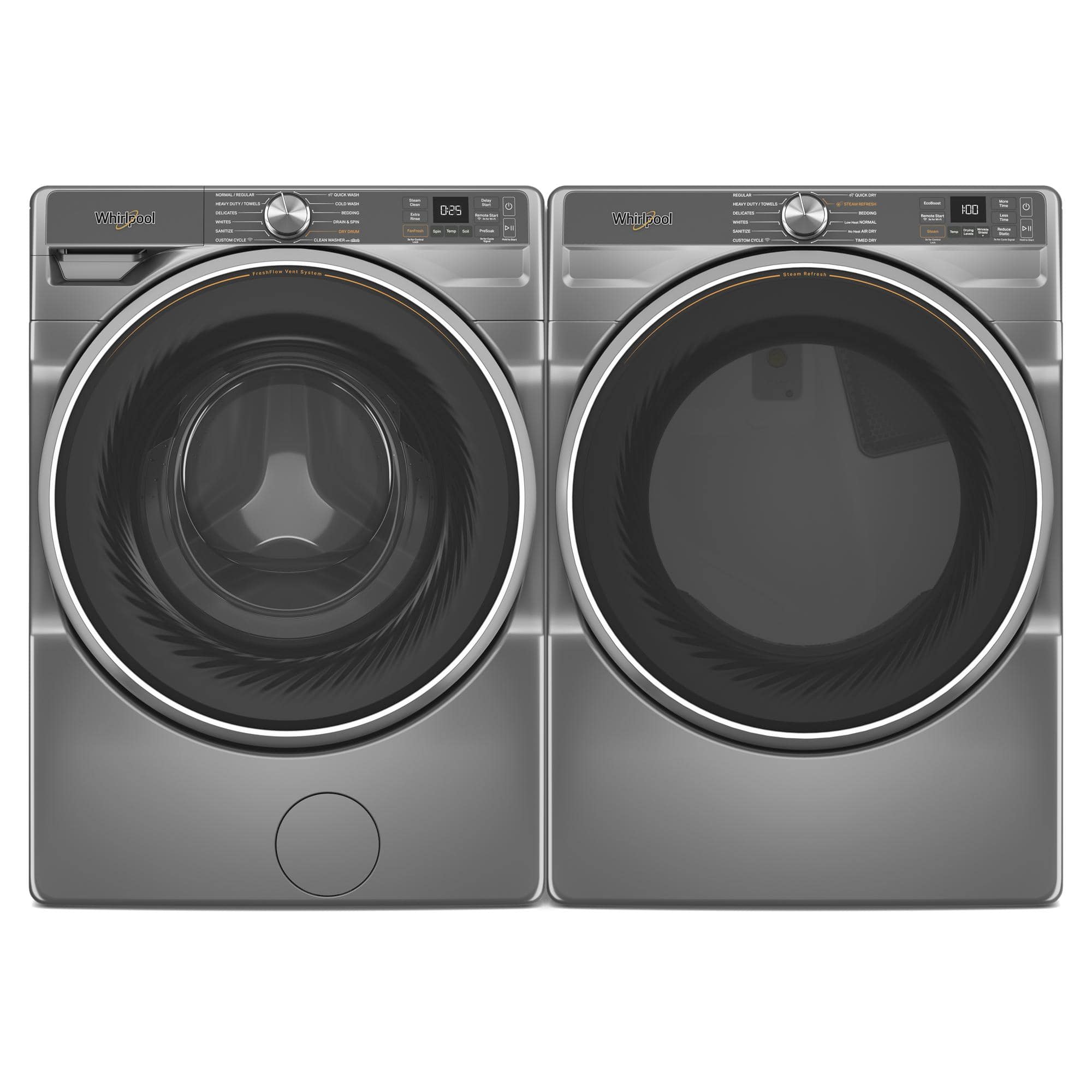 Whirlpool Front Load Gas Dryer 7.4 Cu. Ft Smart Steam WGD6720RR - Image 9