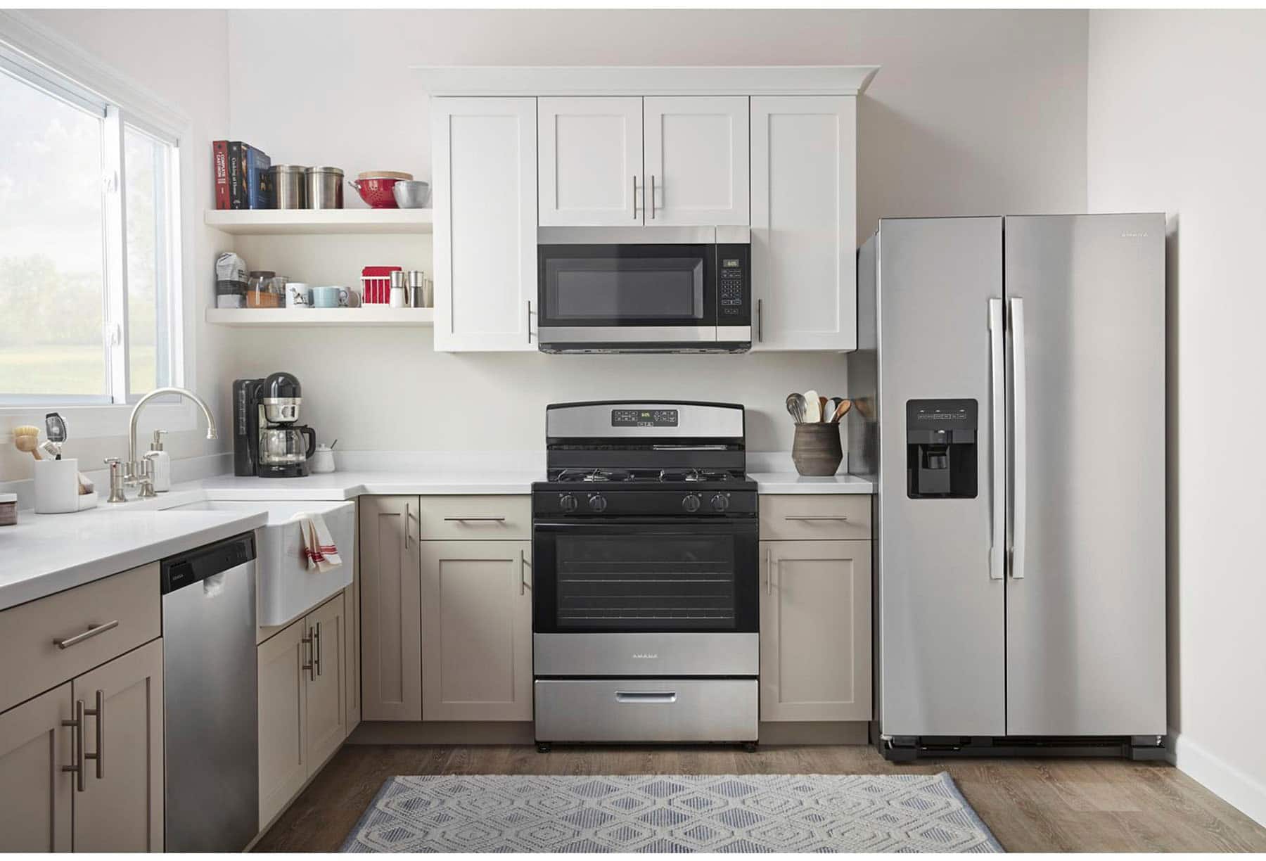 Amana 30" Over-the-Range 300 CFM Microwave 1.6 Cu. Ft Stainless Steel AMV2307PFS - Image 9