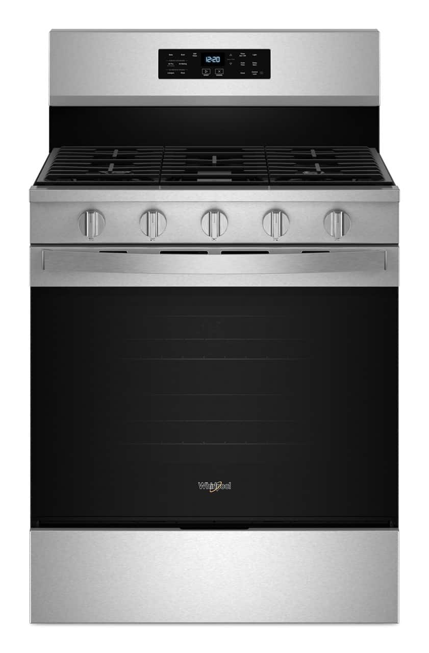 Whirlpool 30" Gas Range w/ Air Fry 5.0 cu. ft Stainless Steel WFGS5030RZ - Image 1