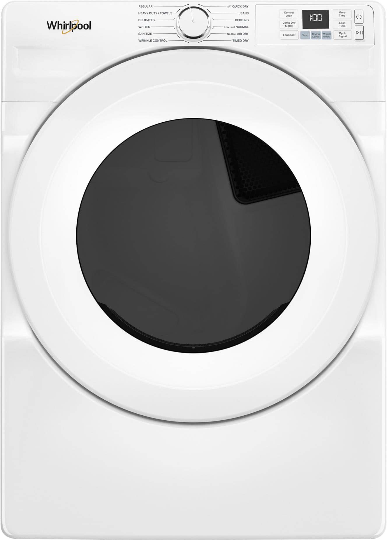 Whirlpool Stackable Electric Front Load Dryer 7.4 Cu. Ft White WED4720RW - Image 1