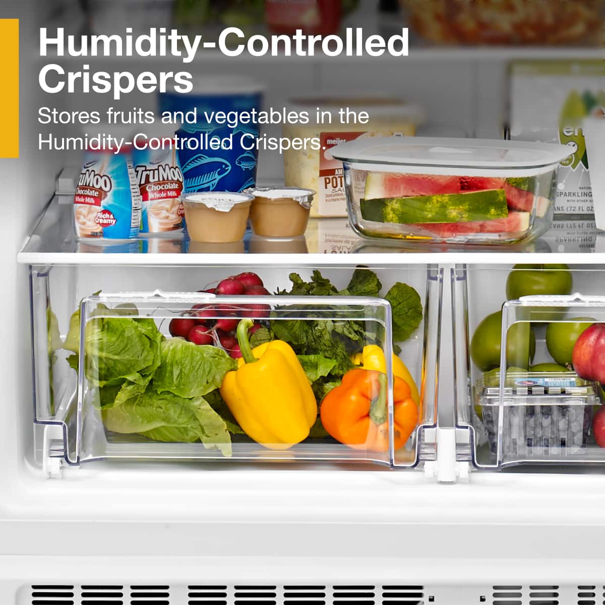 Whirlpool 33" Top Freezer Refrigerator White 21 cu. ft WRT311FZDW - Image 7