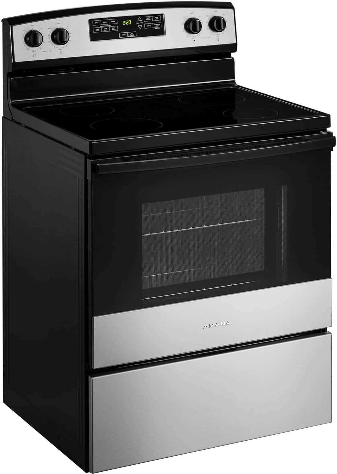 Amana 30" Freestanding Electric Range 4.8 cu. ft Stainless Steel AER6303MMS - Image 5