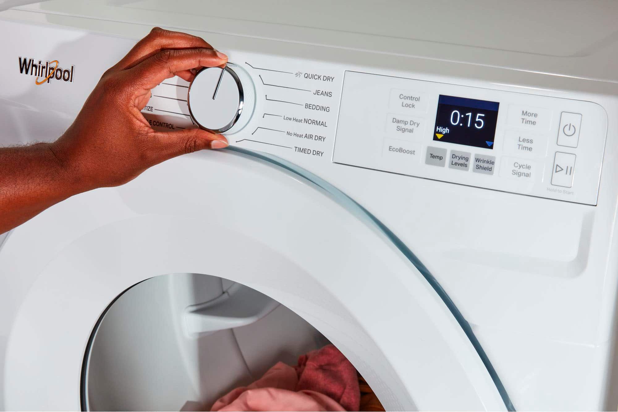 Whirlpool Electric Front Load Stackable Dryer 7.4 Cu. Ft WED4720RW - Image 7