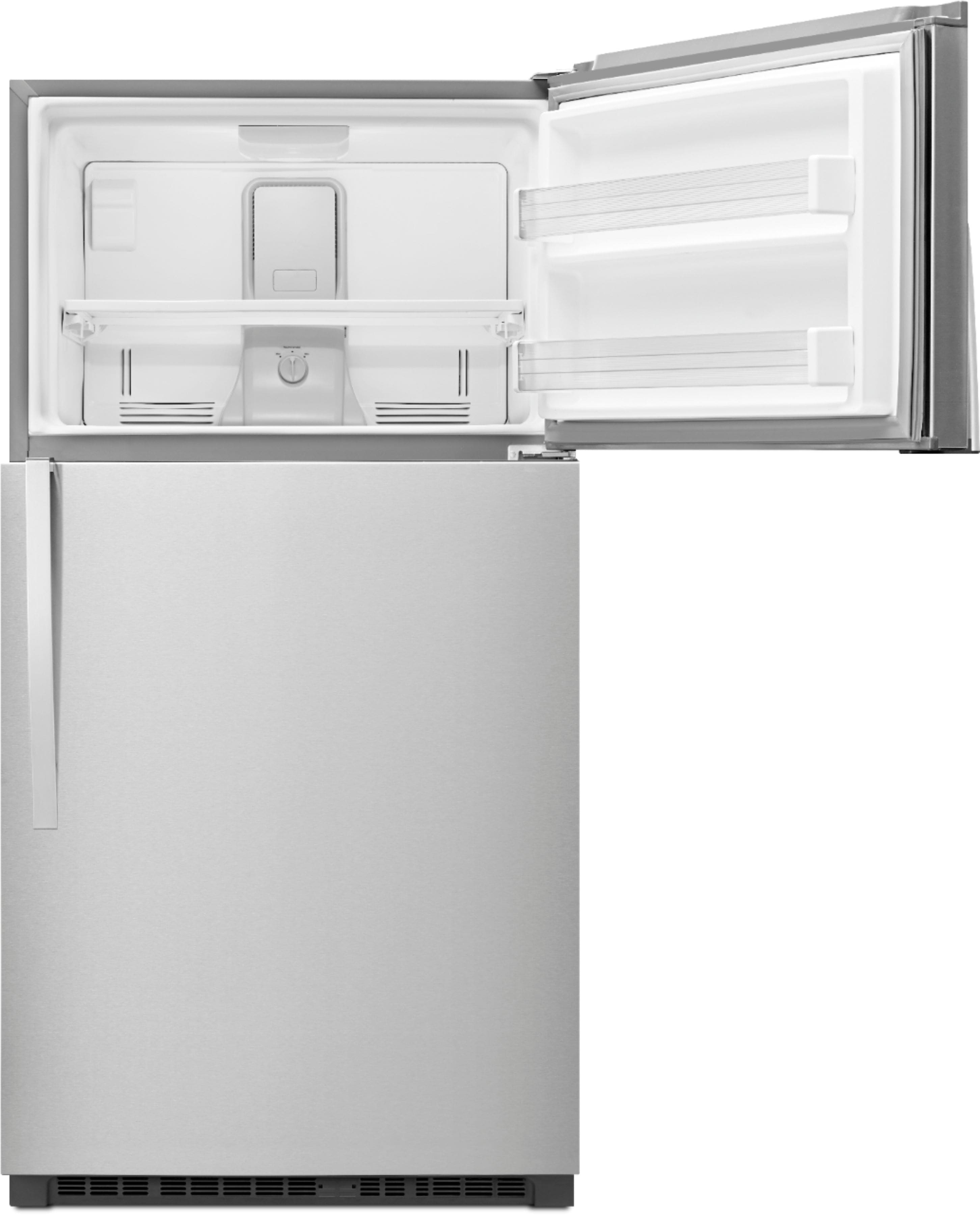 Whirlpool 33" Top Freezer Refrigerator 21.3 cu. ft Stainless Steel WRT541SZDM - Image 4