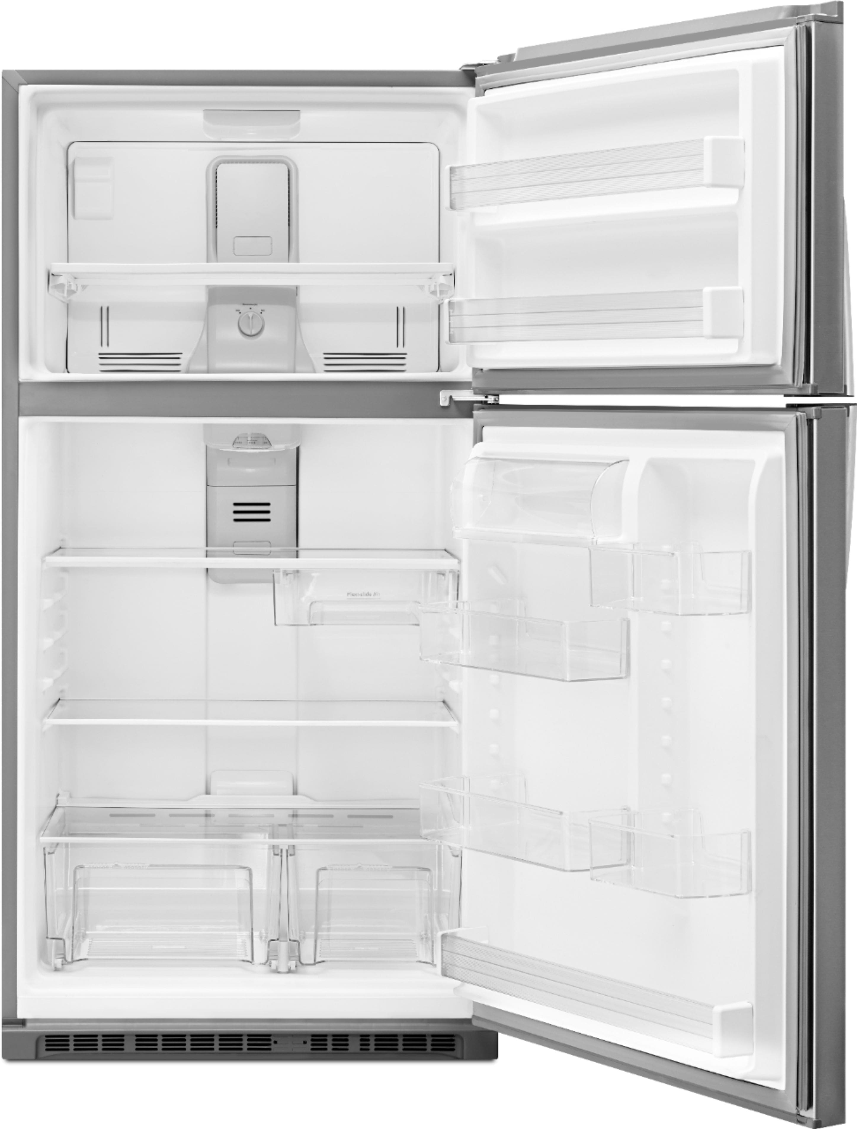 Whirlpool 33" Top Freezer Refrigerator 21.3 cu. ft Stainless Steel WRT541SZDM - Image 2