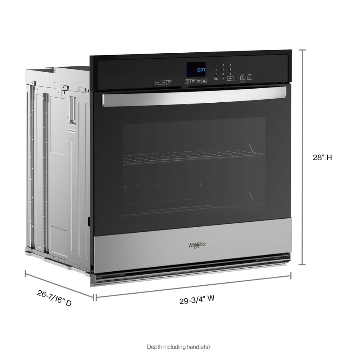 Whirlpool WOES3030LS 5.0 Cu. Ft Built-In Single Self Cleaning Wall Oven  - Image 3