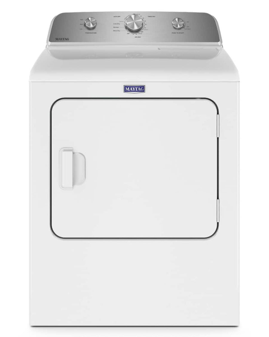 Maytag Electric Dryer Wrinkle Prevent 7.0 Cu. Ft White MED4500MW - Image 1