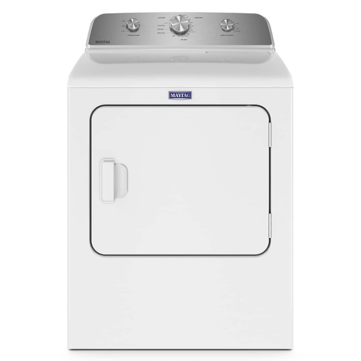Maytag Electric Dryer Wrinkle Prevent 7.0 Cu. Ft White MED4500MW - Image 1