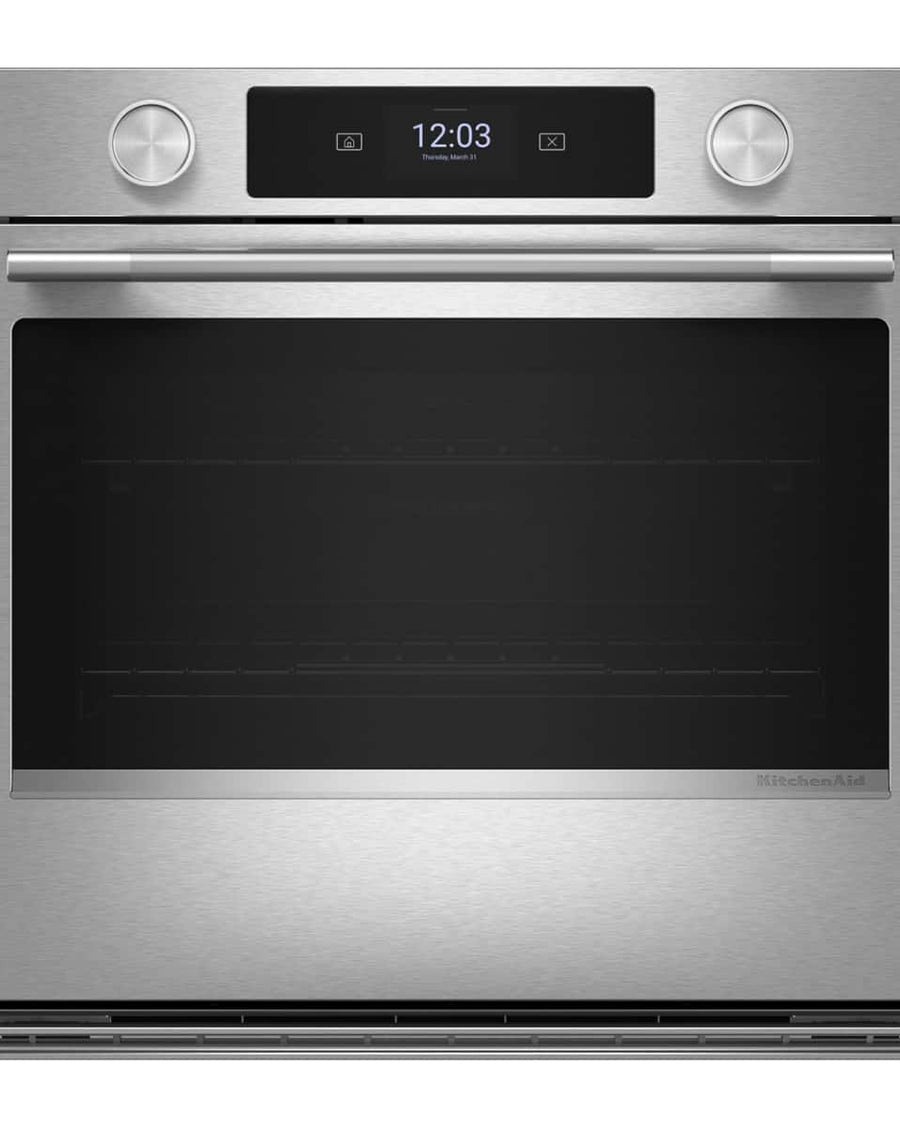 KitchenAid 30" Smart Built-In Single Electric Convection Wall Oven KOES730SPS - Image 1