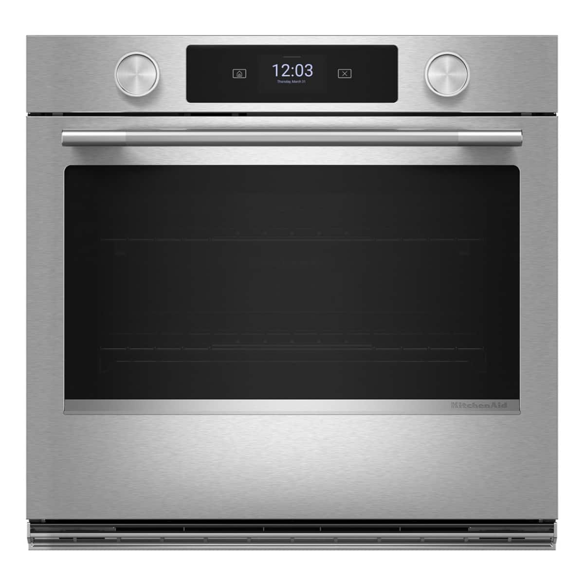KitchenAid 30" Smart Built-In Single Electric Convection Wall Oven KOES730SPS - Image 1