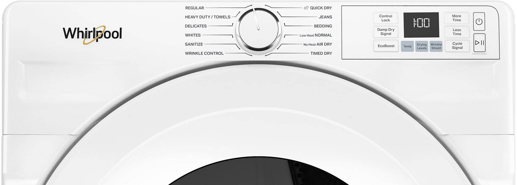 Whirlpool Electric Front Load Stackable Dryer 7.4 Cu. Ft WED4720RW - Image 4