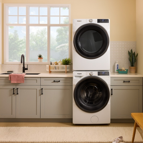 Whirlpool 7.4 cu. ft Smart Front Load Gas Dryer WGD5720RW  White - Image 12