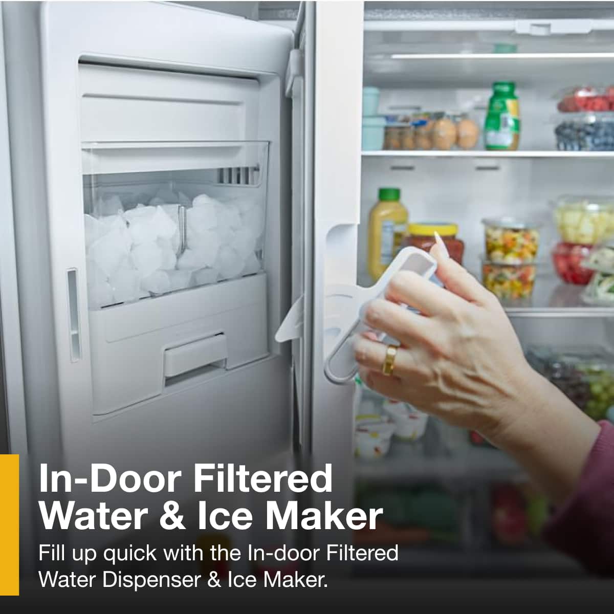 Whirlpool 36" French Door Refrigerator w/ Dual Ice maker 30 cu. ft WRFF3736SZ - Image 5