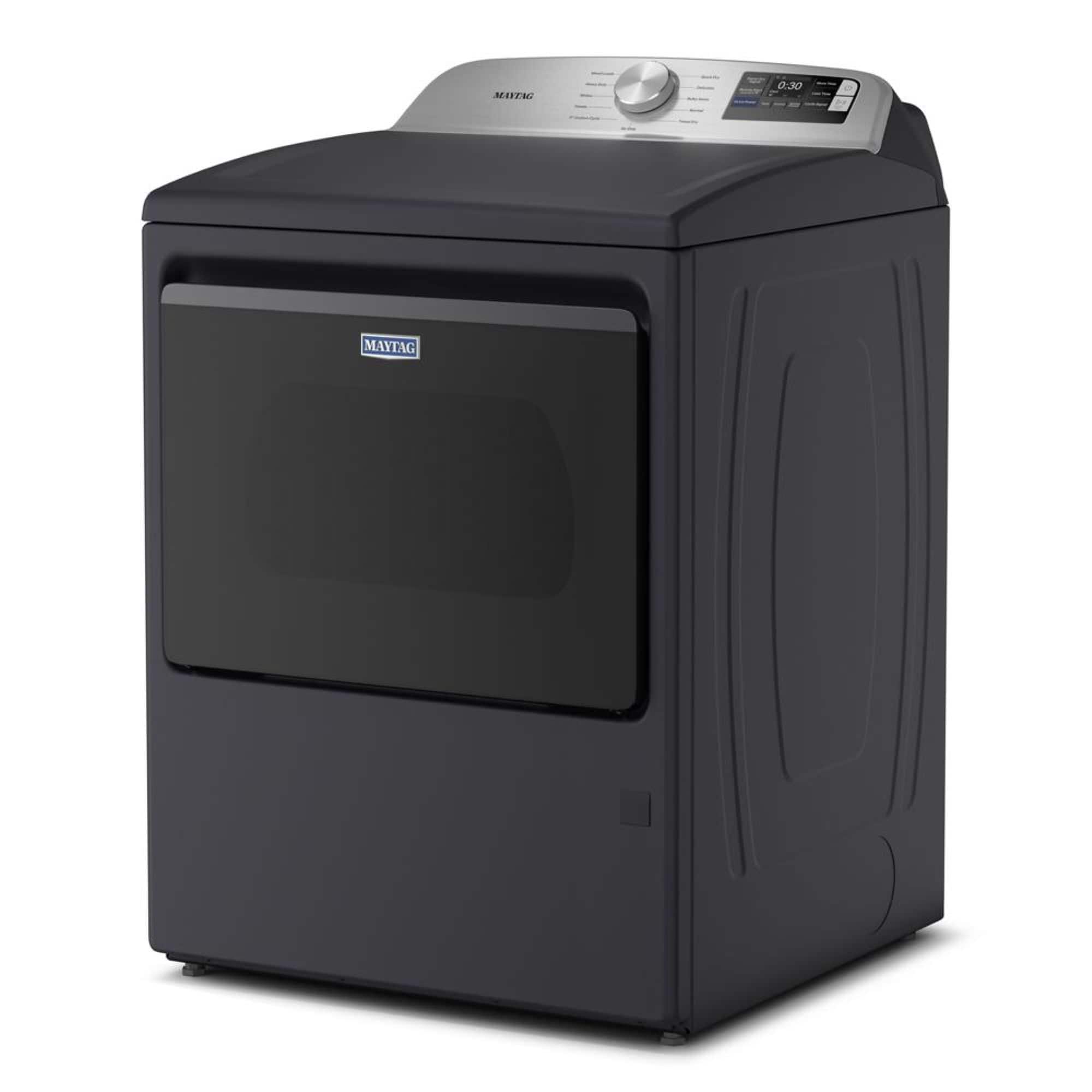 Maytag Electric Dryer w/ Extra Power 7.4 Cu. Ft Smart Midnight Steel MED6205RF - Image 4
