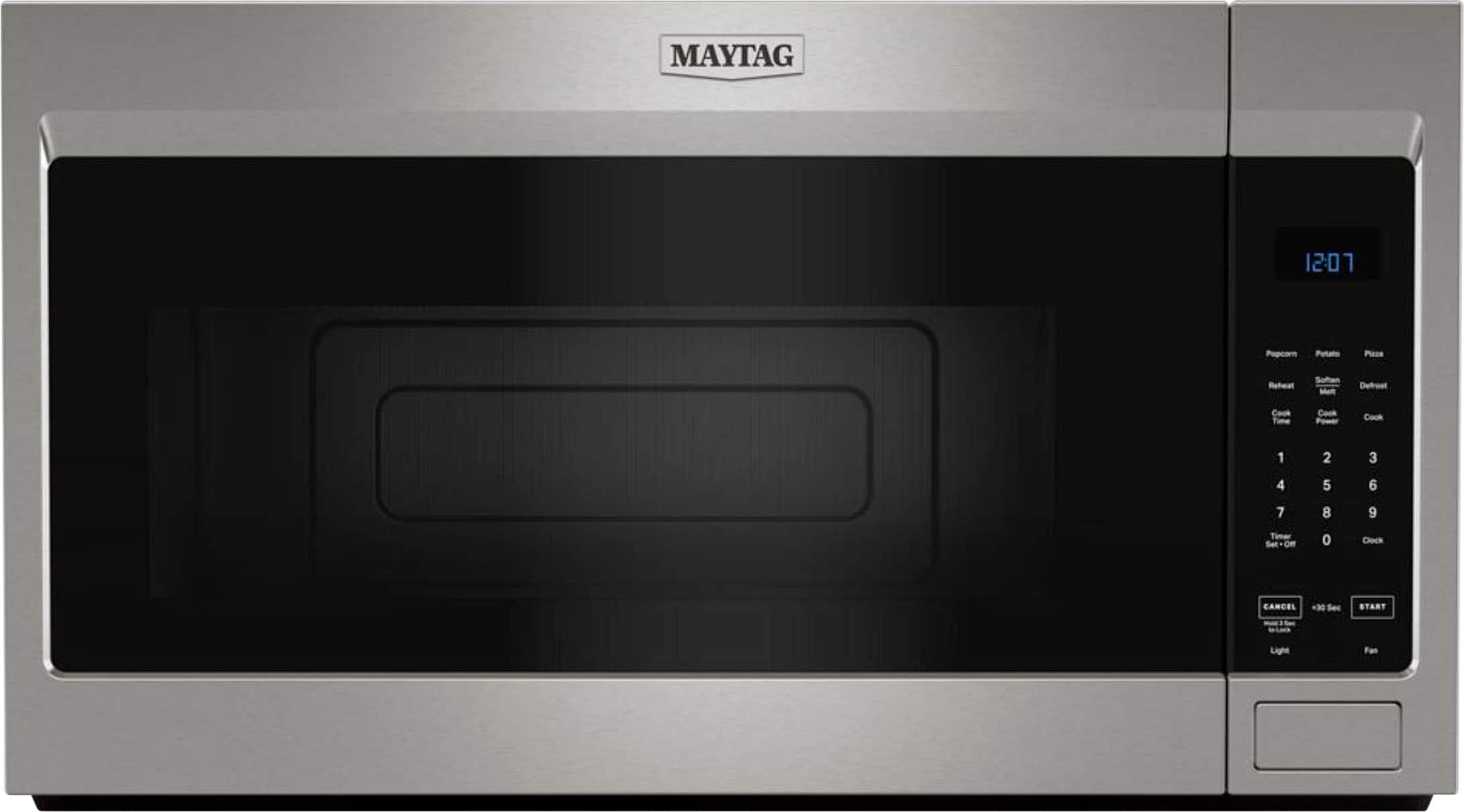 Maytag Over-the-Range 300 CFM Microwave 1.7 Cu. Ft Stainless Steel MMMS4230PZ - Image 1