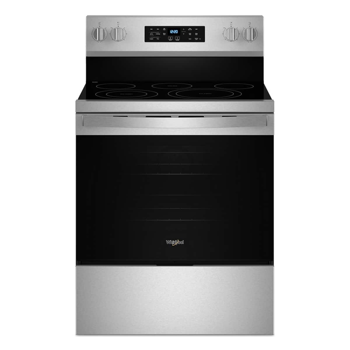 Whirlpool 30" Electric Range 5.3 cu. ft w/ Air Fry Stainless Steel WFES5030RZ - Image 1