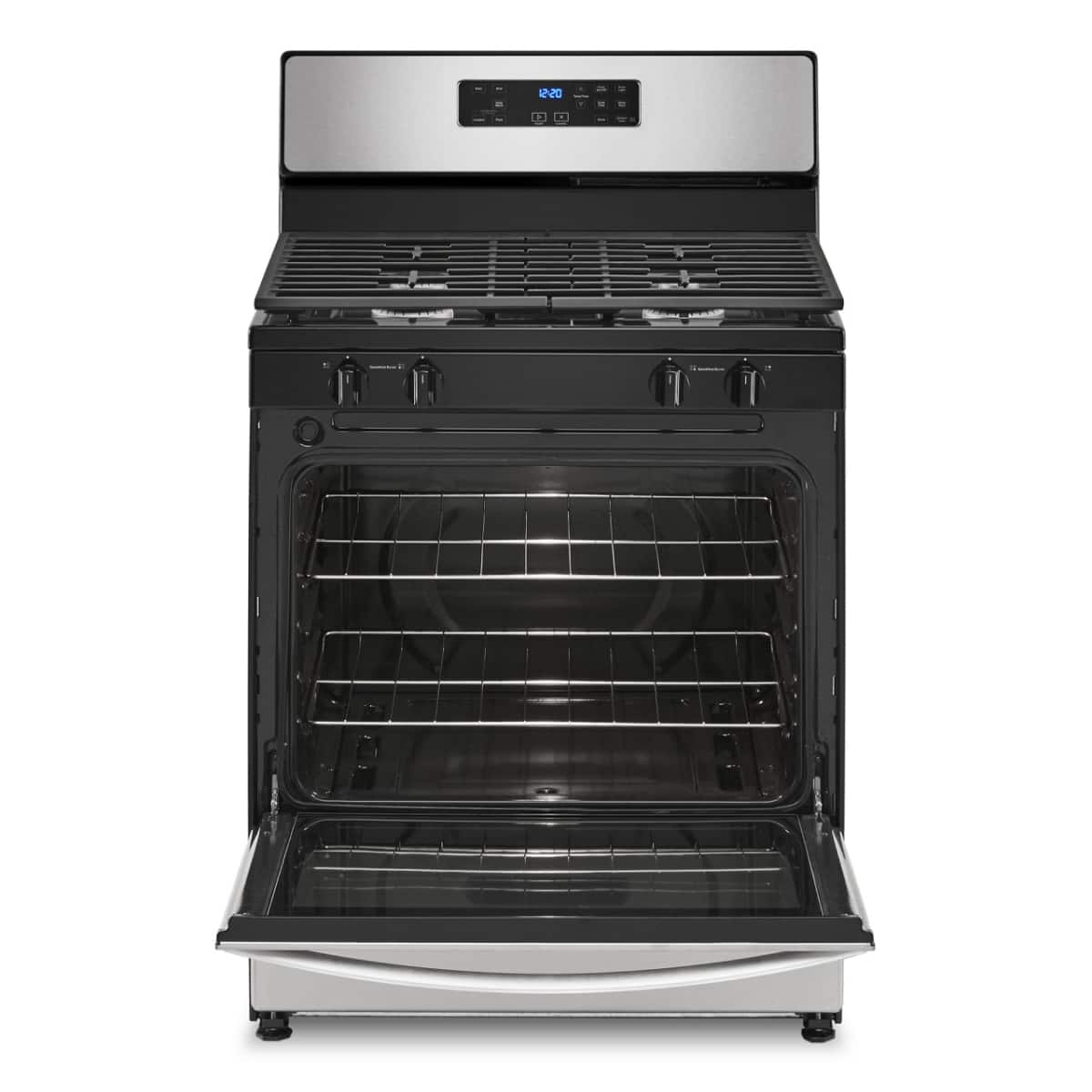 Whirlpool 30" Freestanding Gas Range w/ Broiler Drawer 5.1 cu. ft WFG320M0MS - Image 4