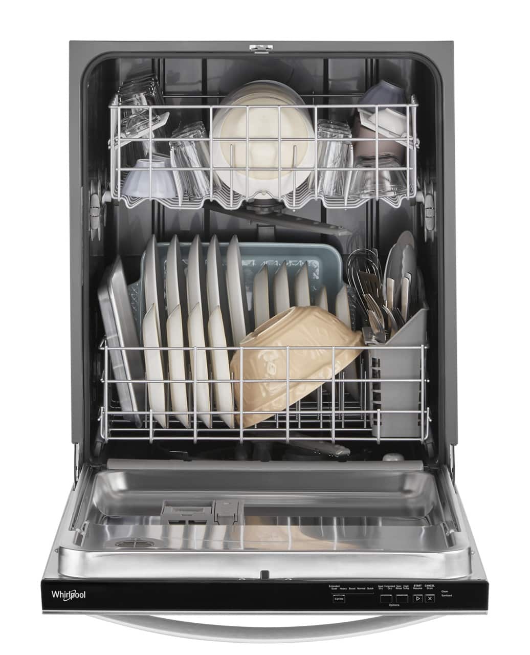 Whirlpool 24" Built-In Dishwasher w/ Boost Cycle Stainless Steel WDT540HAMZ - Image 2