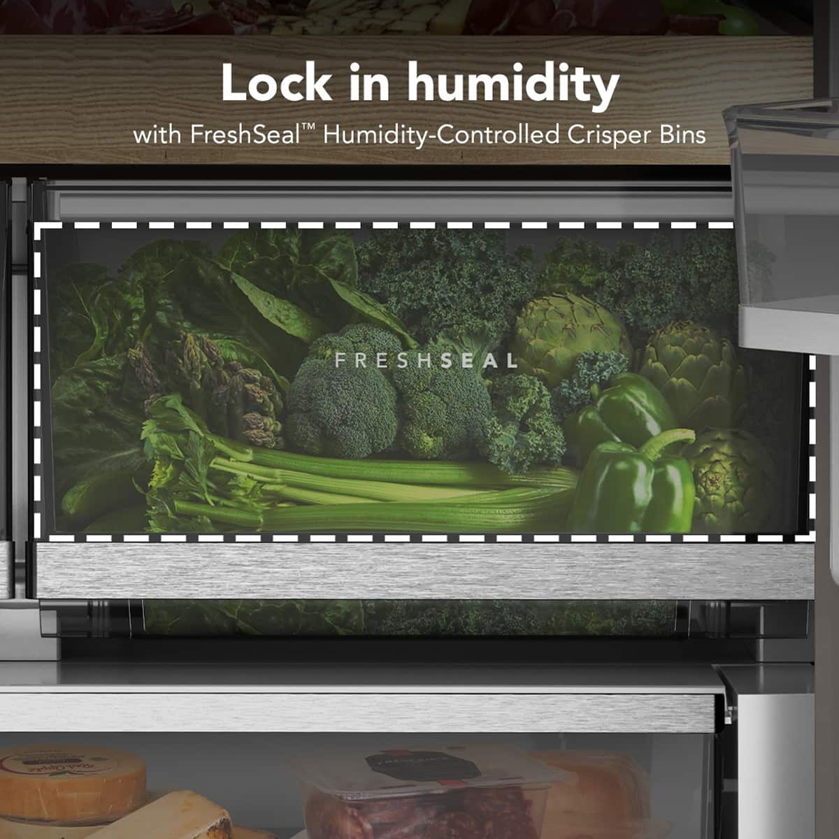 KitchenAid 36" French Door Counter-Depth Refrigerator 24 cu. ft KRFC236SPS - Image 7