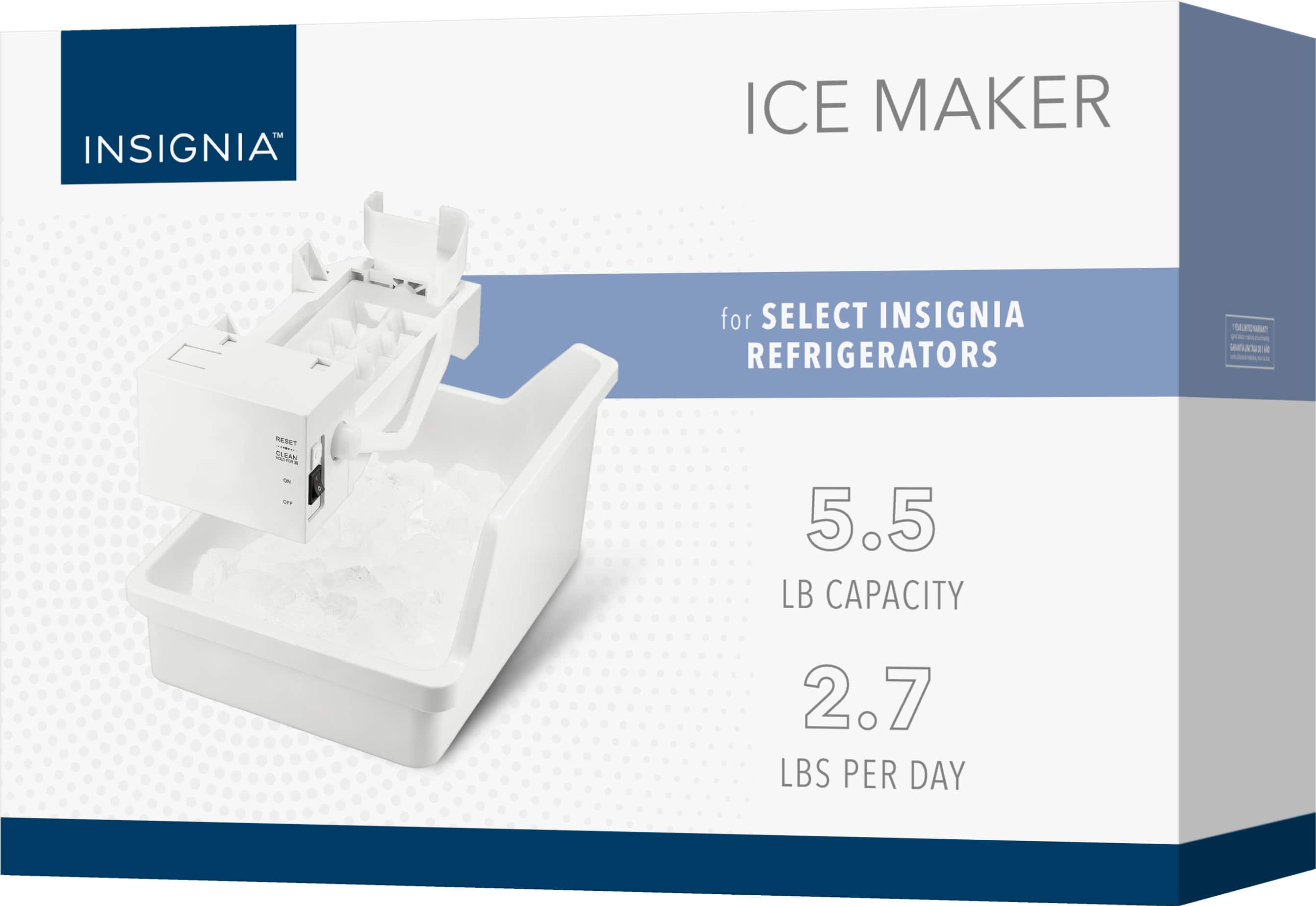 Insignia 18" Ice maker Refrigerator 18 Cu. Ft NS-ICEF2W2 - Image 7