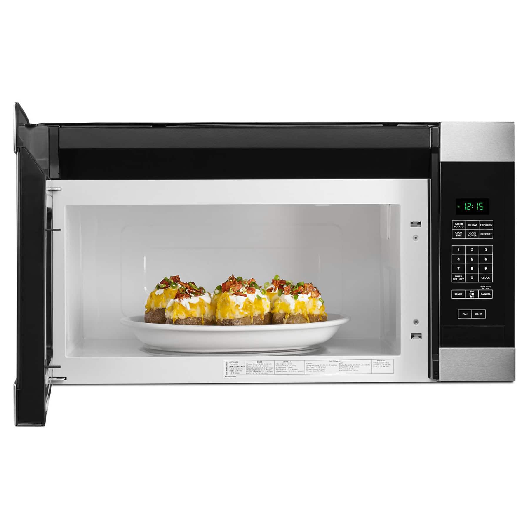 Amana 30" Over-the-Range 300 CFM Microwave 1.6 Cu. Ft Stainless Steel AMV2307PFS - Image 4
