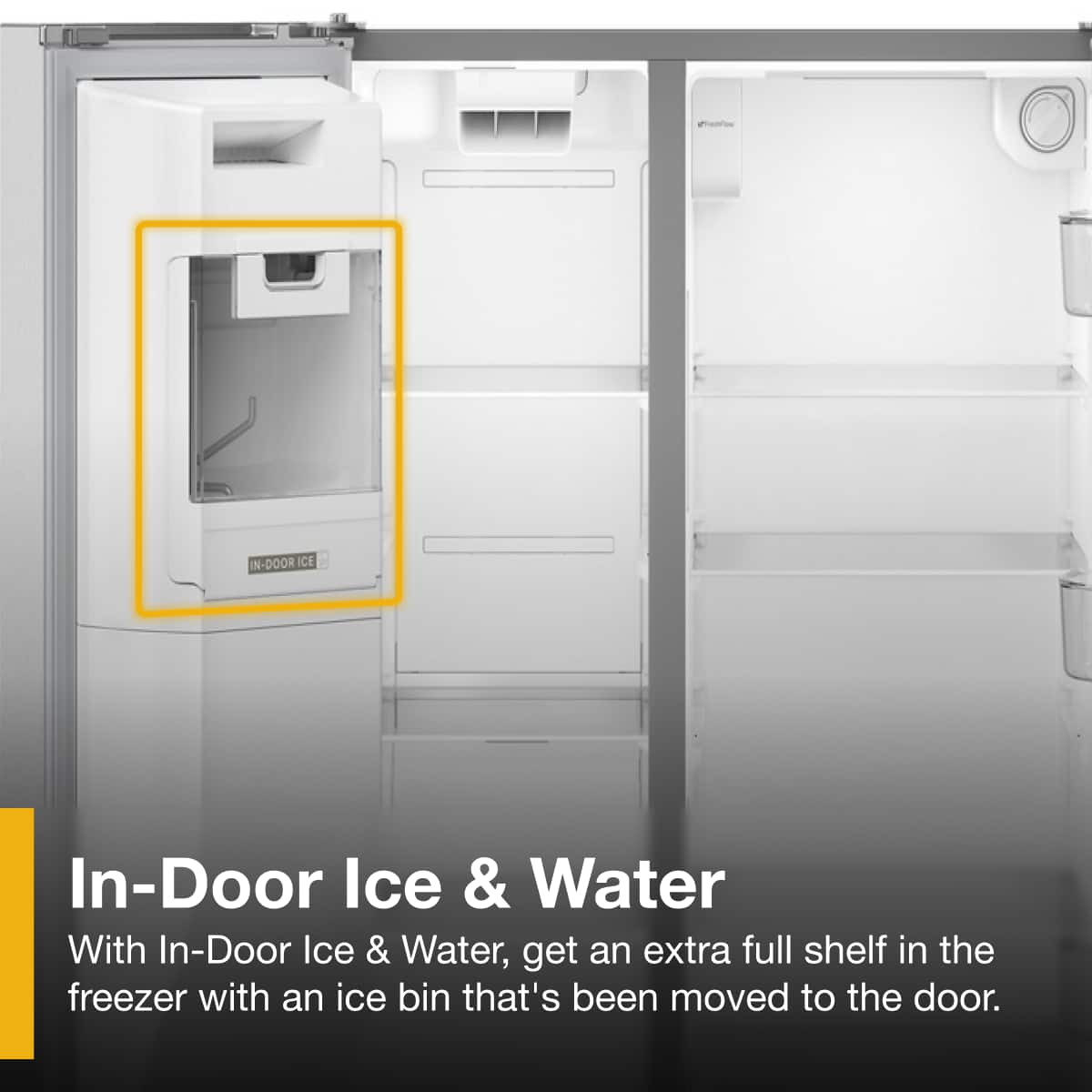 Whirlpool 36" Side-by-Side Refrigerator w/ In-Door Ice 29 cu. ft WRSF5536RZ - Image 10