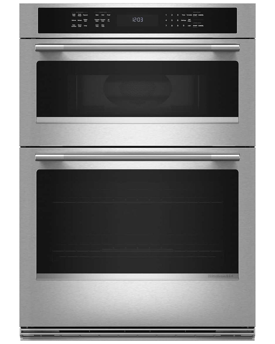 KitchenAid 30" Built-In Convection Wall Oven w/ Microwave Stainless KOEC530SPS - Image 1