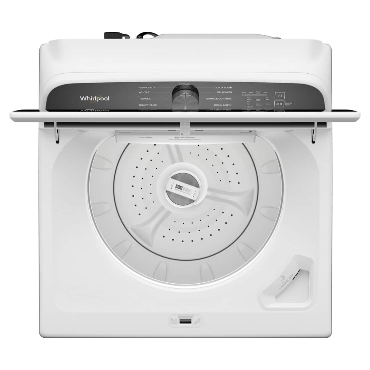 Whirlpool Top Load Washer w/ Removable Agitator 5.3 Cu. Ft White WTW6157PW - Image 4