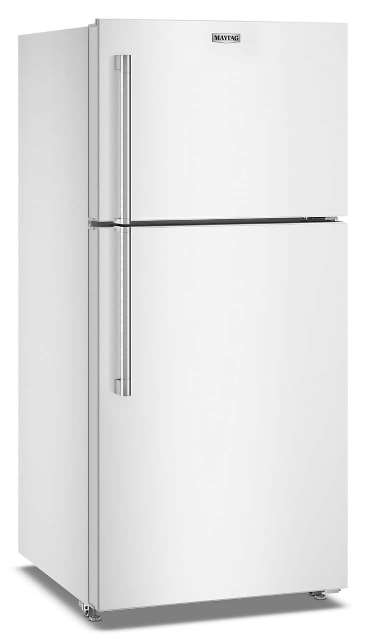 Maytag 30" Top Freezer Garage Ready Refrigerator 19 cu. ft White MRTX5119SW - Image 5