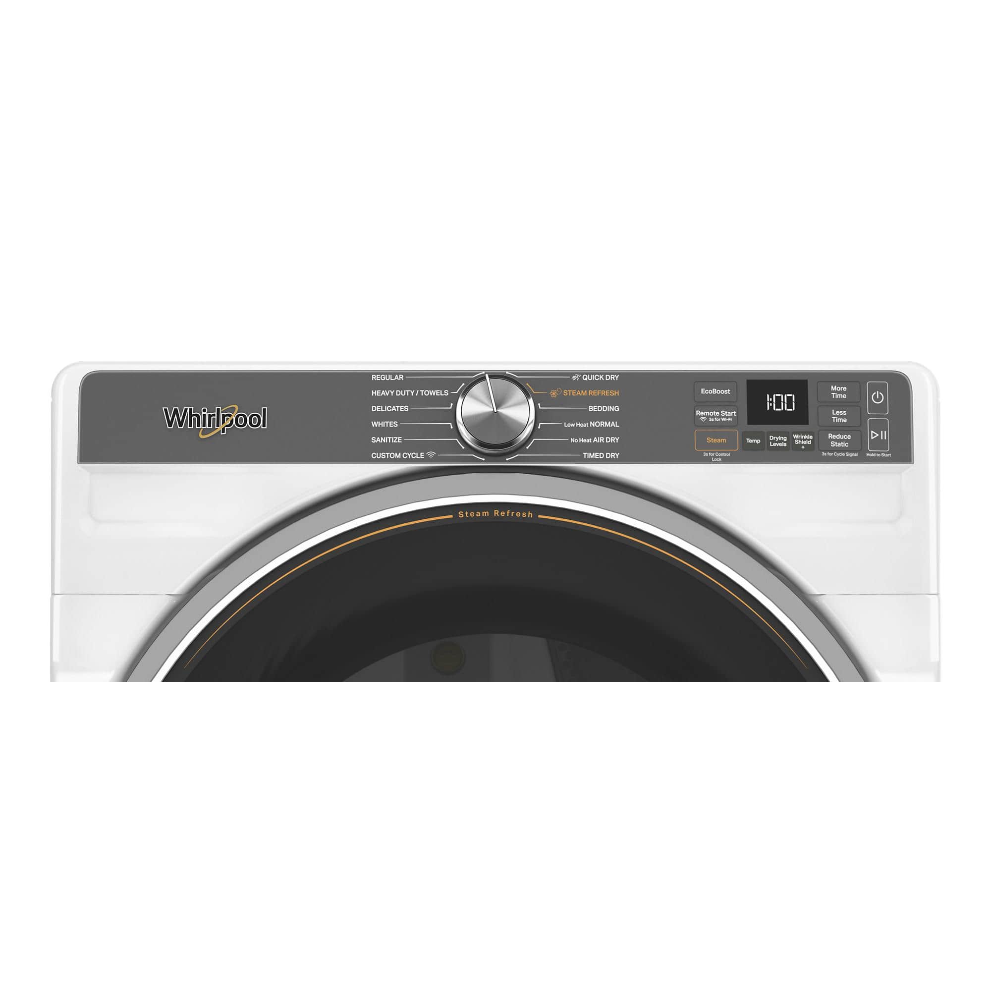 Whirlpool Gas Dryer 7.4 Cu. Ft Smart Steam WGD6720RW - Image 2