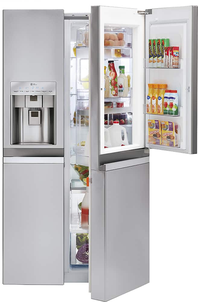 LG 36" Side-by-Side Refrigerator 22.0 cu. ft Stainless Steel LSC22991ST - Image 5