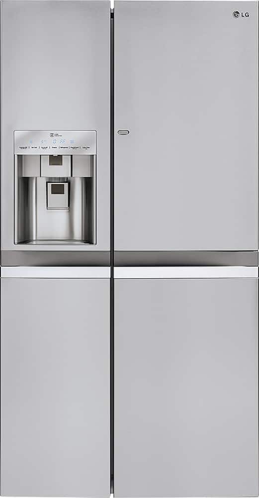 LG 36" Side-by-Side Refrigerator 22.0 cu. ft Stainless Steel LSC22991ST - Image 1
