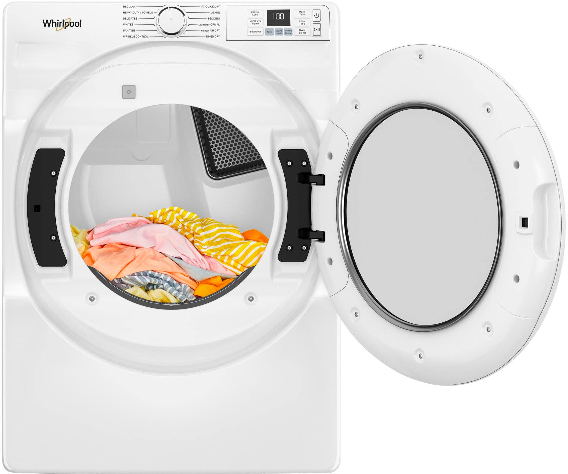 Whirlpool Front Load Gas Dryer 7.4 Cu. Ft White WGD4720RW - Image 3