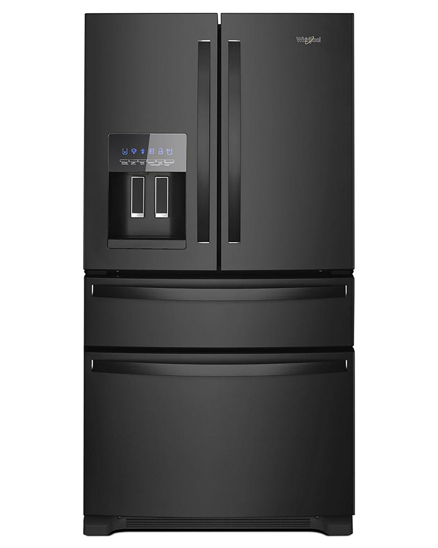 Whirlpool 36" French Door Refrigerator Black 25 cu. ft WRMF3636RB - Image 1