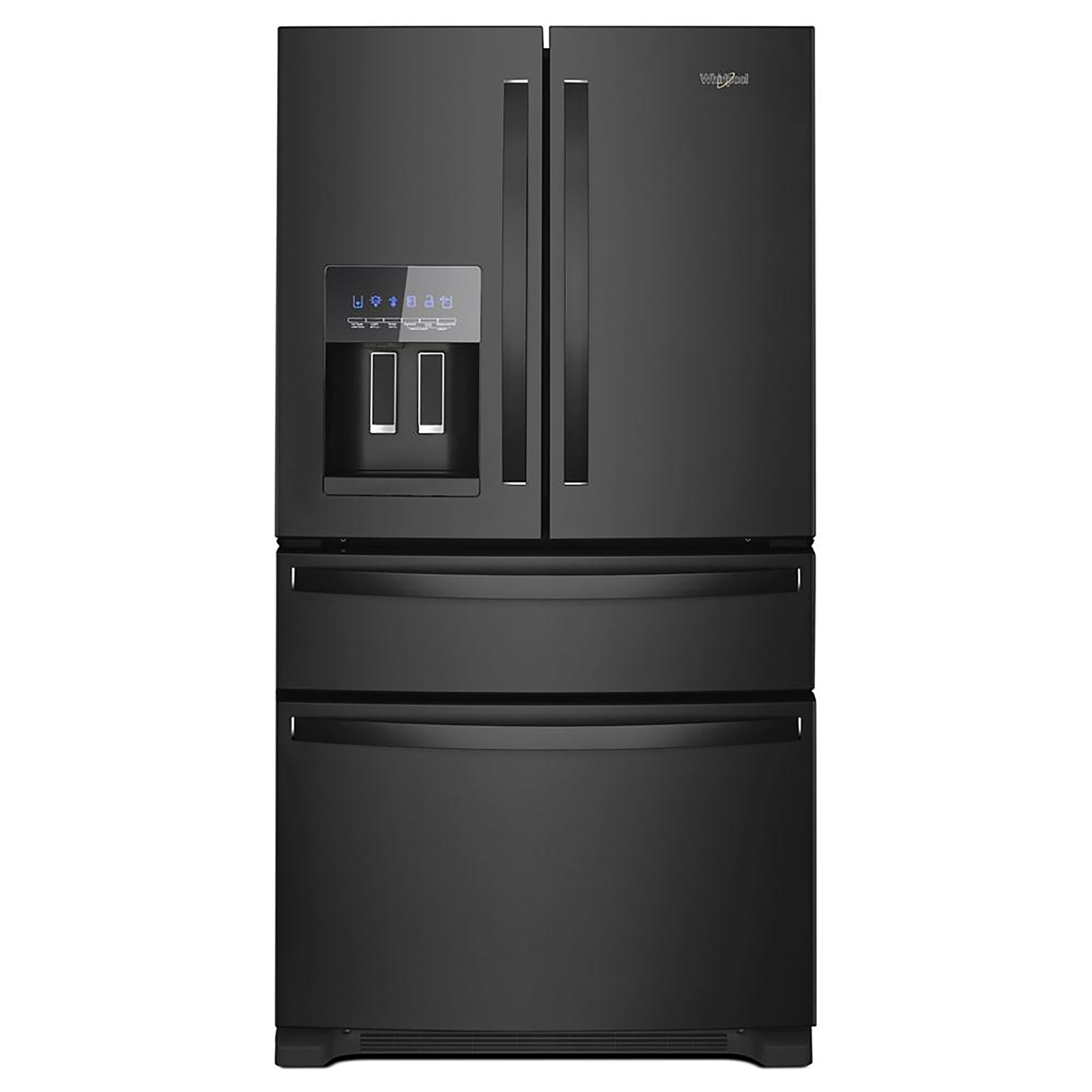 Whirlpool 36" French Door Refrigerator Black 25 cu. ft WRMF3636RB - Image 1