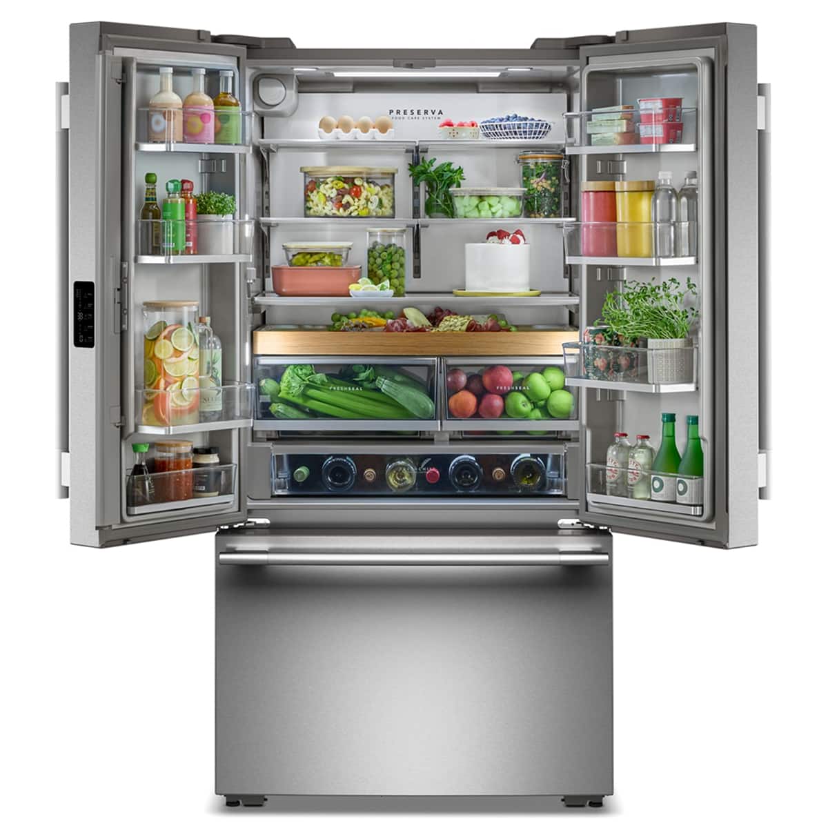 KitchenAid 36" French Door Counter-Depth Refrigerator 24 cu. ft KRFC236SPS - Image 3
