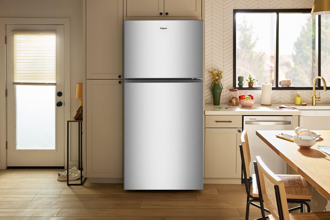 Whirlpool 30" Top Freezer Refrigerator 19 cu. ft Stainless Steel WRTX3119SZ - Image 6