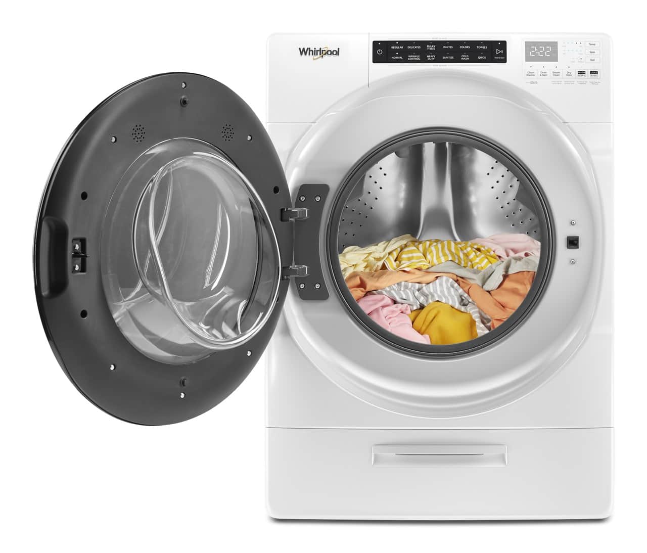 Whirlpool All In One Washer Dryer 4.5 Cu. Ft Steam WFC682CLW - Image 3