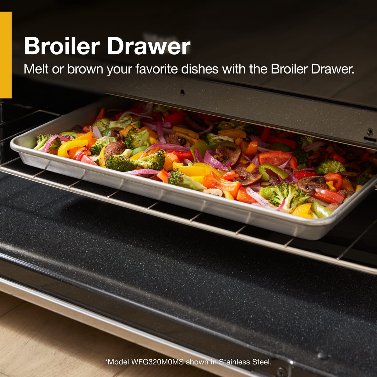 Whirlpool 30" Freestanding Gas Range w/ Broiler Drawer 5.1 cu. ft WFG320M0MB - Image 9