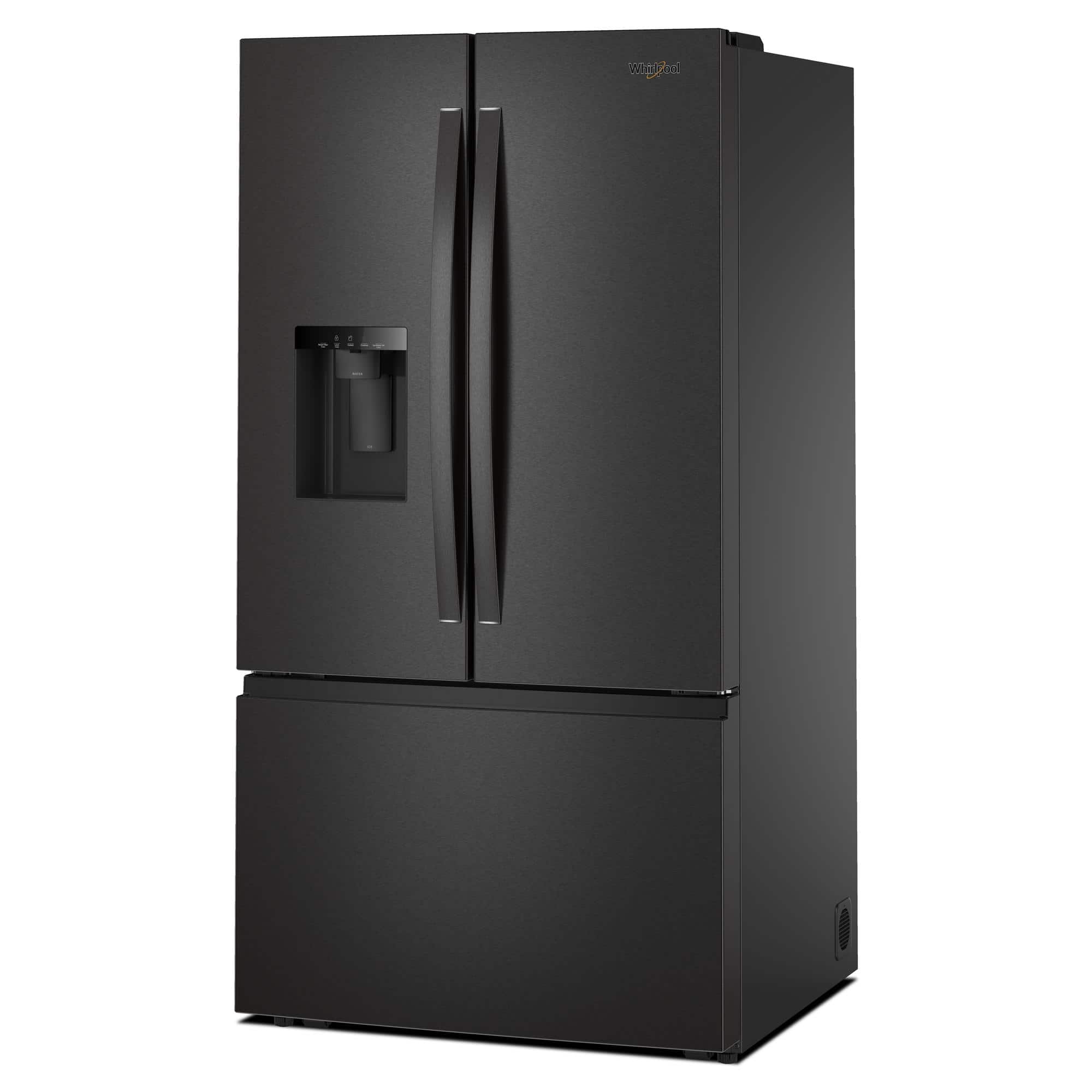 Whirlpool 36" French Door Refrigerator Ice Maker Black WRFF3536SV - Image 7