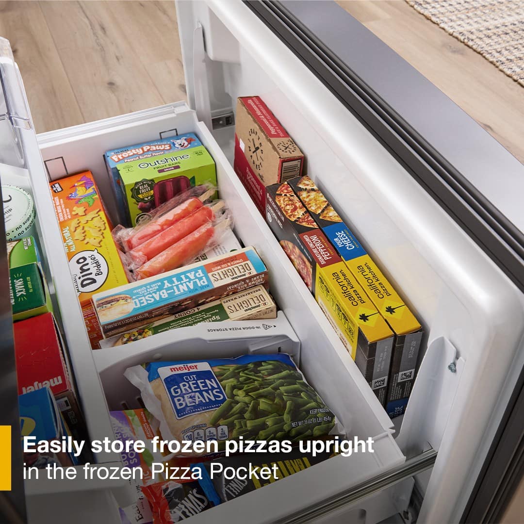 Whirlpool 36" French Door Counter-Depth Refrigerator 24 cu. ft WRFC3036RZ - Image 8