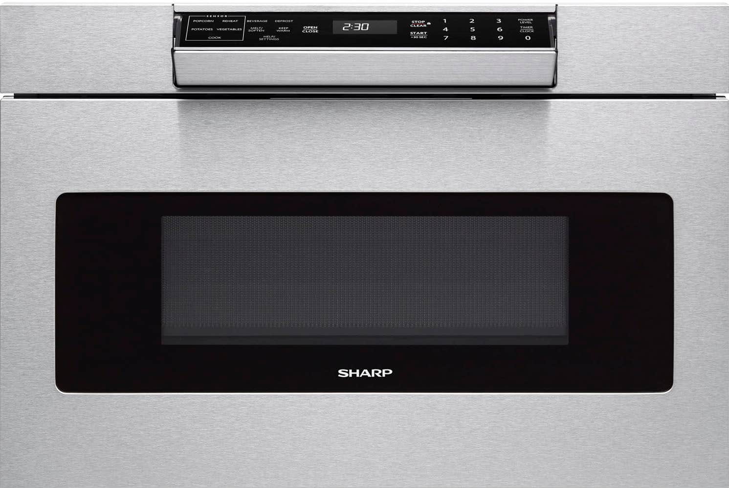 Sharp Built-In 24" Microwave Drawer 1.2 Cu. Ft Stainless Steel SMD2470ASY - Image 9