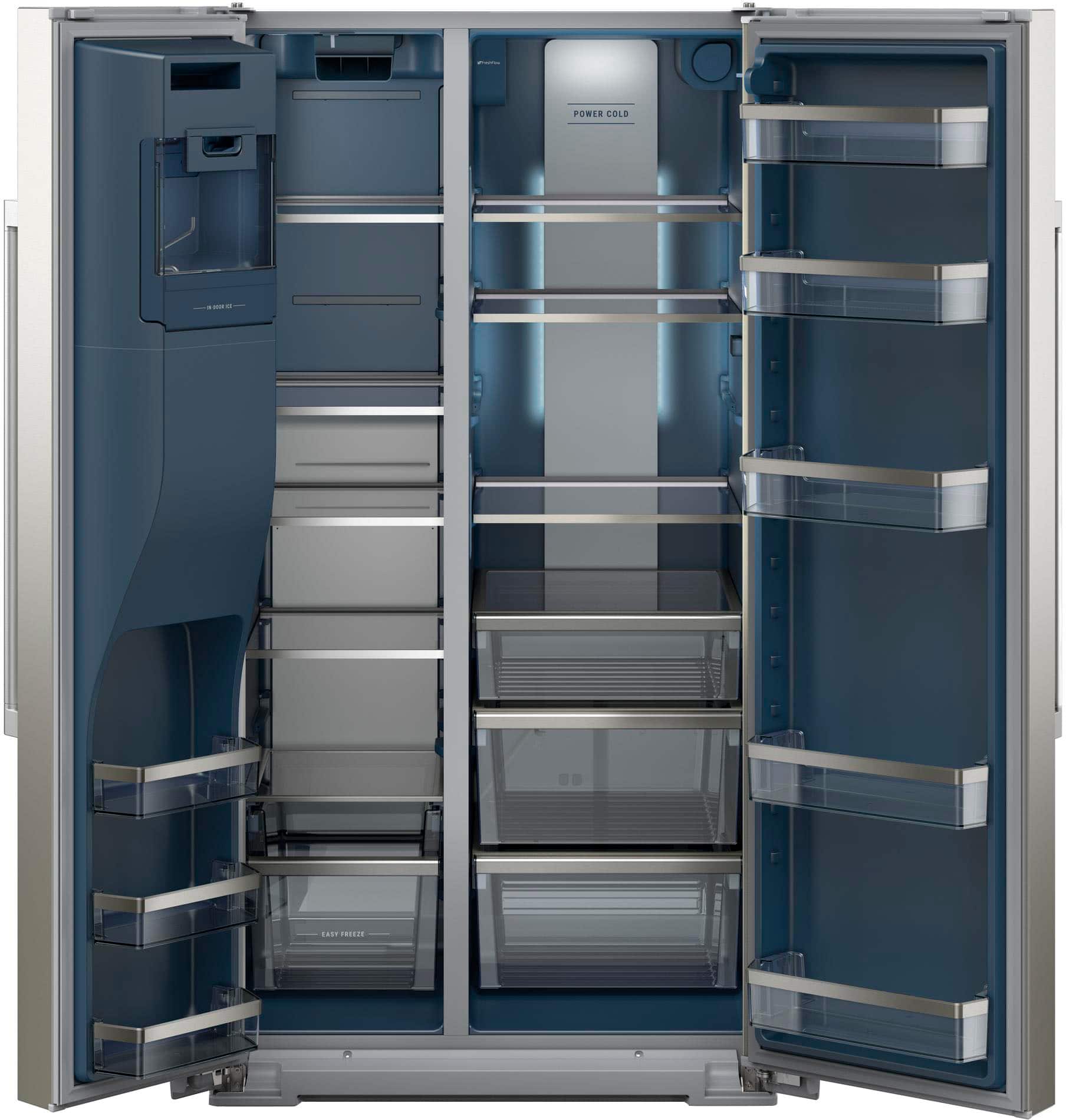 Maytag 36" Side-by-Side Refrigerator Arctic Blue Interior 29 cu. ft MRSF6636RZ - Image 4