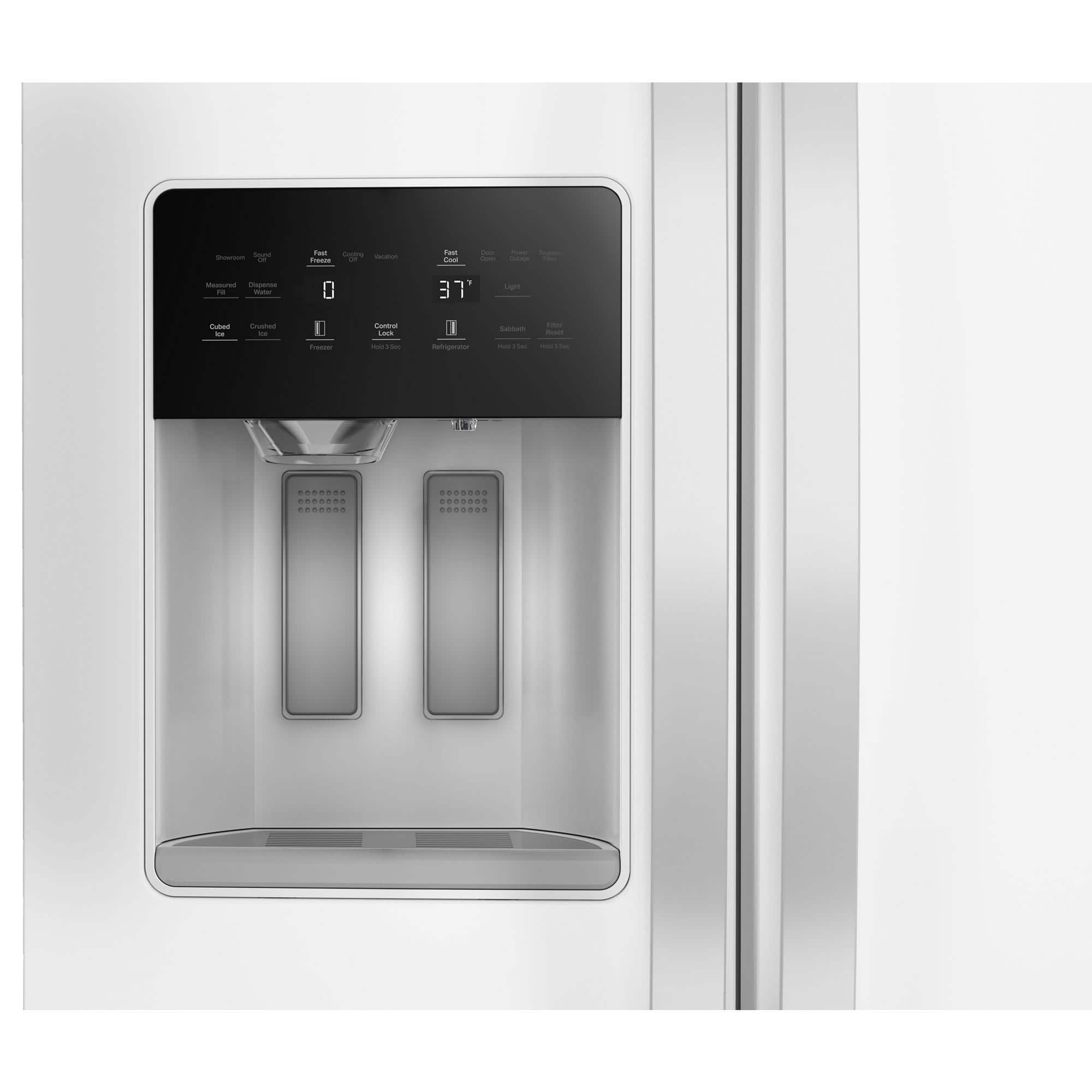 Whirlpool WRSC5536RW 21 Cu. Ft 36" Side-By-Side Refrigerator, ENERGY STAR, White - Image 2