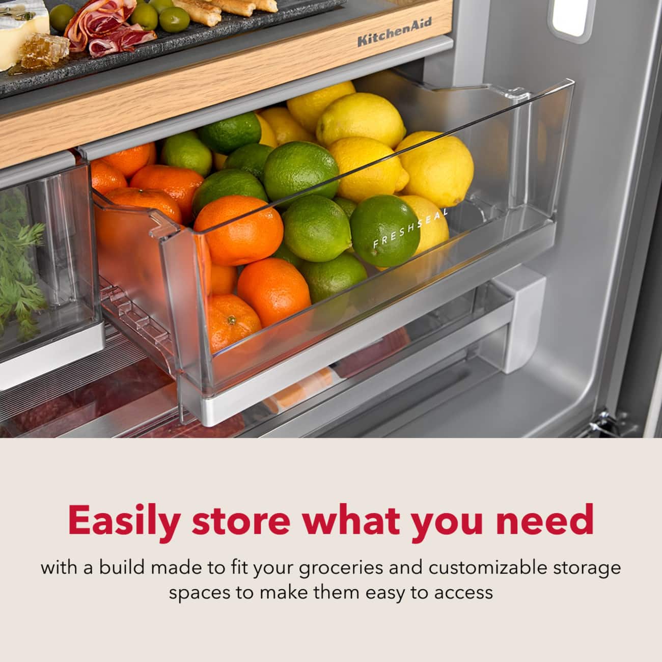 KitchenAid 36" French Door Refrigerator 30 cu. ft Stainless Steel KRFF436SPS - Image 5