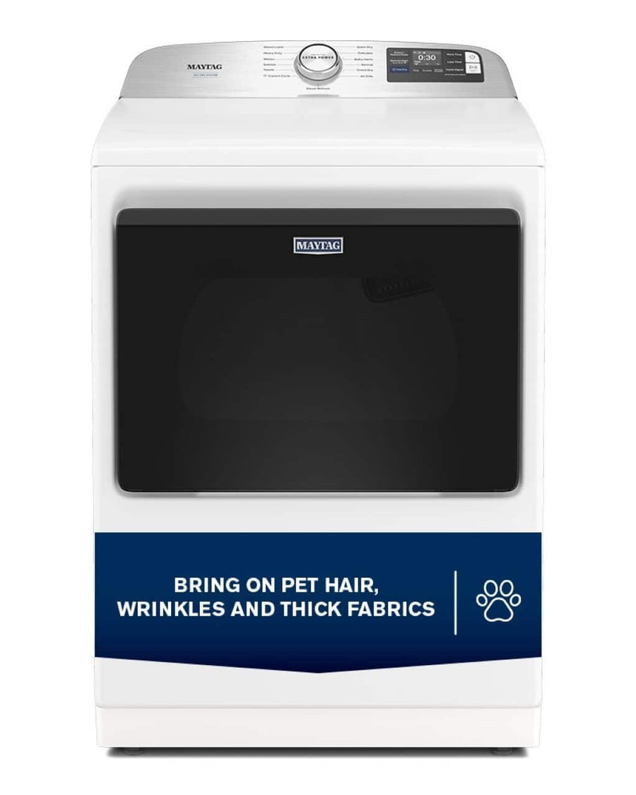 Maytag Electric Dryer w/ Pet Pro Option & Steam 7.4 Cu. Ft. Smart MED7205RW - Image 1